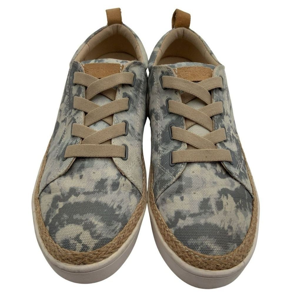 Spenco Women’s Gored Lace Tie-Dye Platform Comfort Slip-On Sneaker Size 9.5D‎